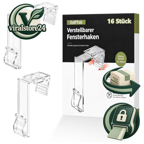 Fensterhaken verstellbar - fensterhaken, 16